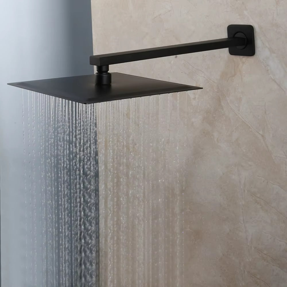 Chuveiro de Parede Preto Monocomando Ducha Quadrada – Victoria Palais