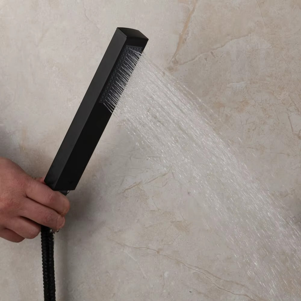Chuveiro de Parede Preto Monocomando Ducha Quadrada – Victoria Palais