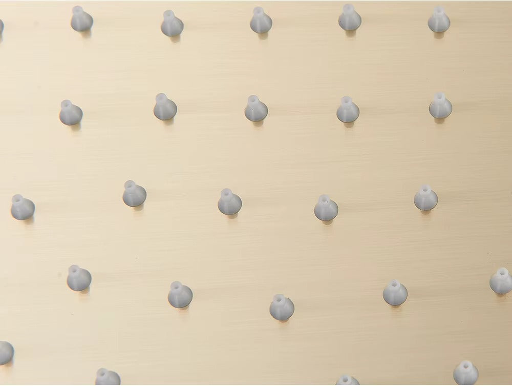 Chuveiro de Teto Ouro Escovado Design Ducha Circular – Aura Maison