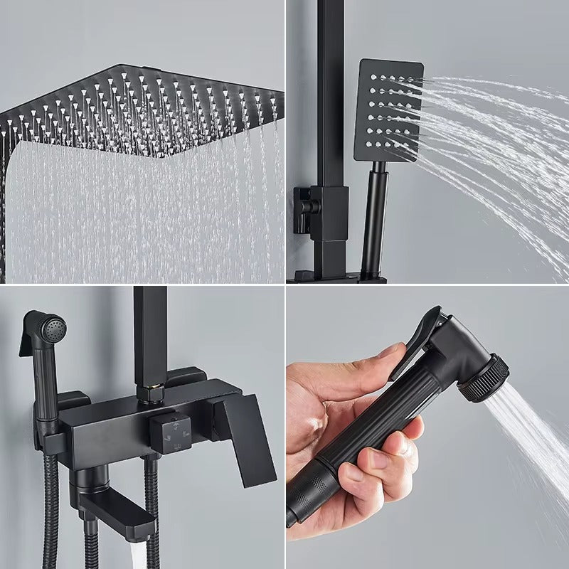 Chuveiro Avalon Ducha de Parede Multifuncional – Highlight - Preto 5