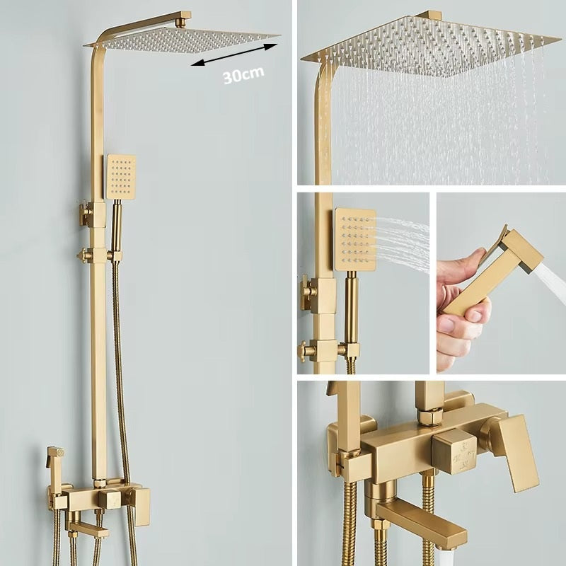Chuveiro Avalon Ducha de Parede Multifuncional – Highlight - Dourado