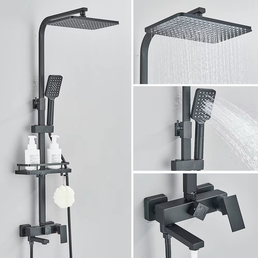 Chuveiro Avalon Ducha de Parede Multifuncional – Highlight - Preto 4