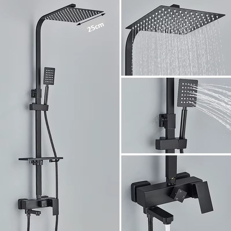 Chuveiro Avalon Ducha de Parede Multifuncional – Highlight - Preto