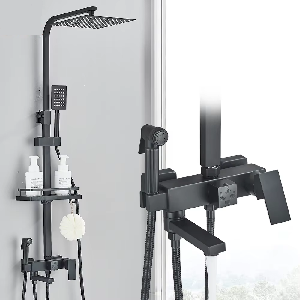 Chuveiro Avalon Ducha de Parede Multifuncional – Highlight - Preto