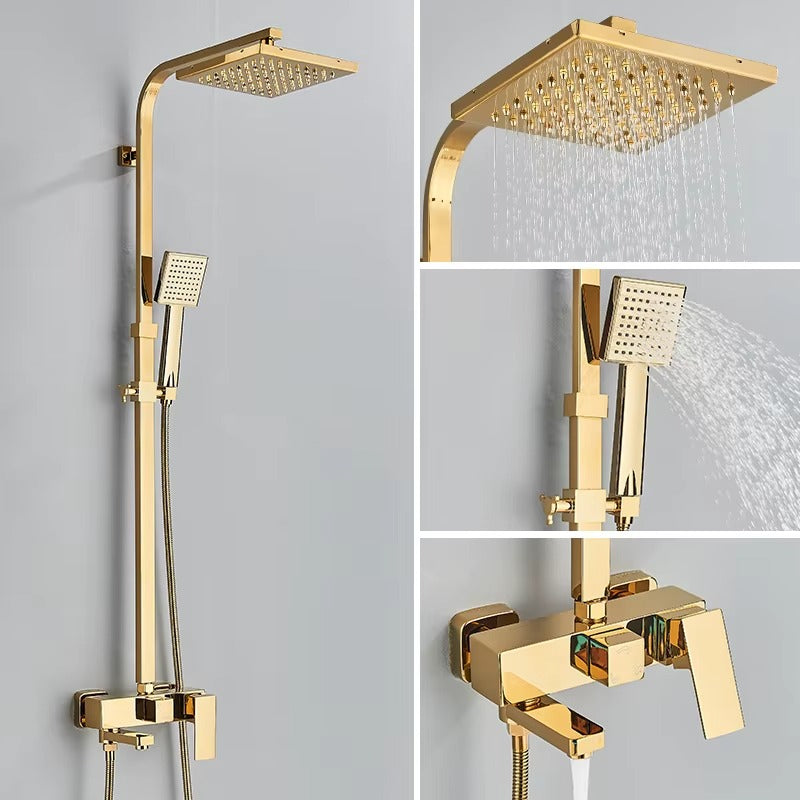 Chuveiro Avalon Ducha de Parede Multifuncional – Highlight - Dourado