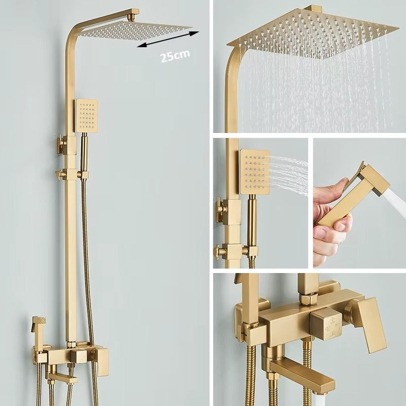Chuveiro Avalon Ducha de Parede Multifuncional – Highlight - Dourado