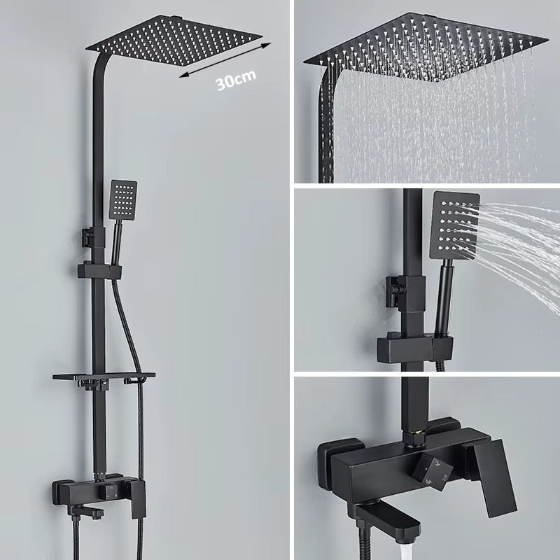 Chuveiro Avalon Ducha de Parede Multifuncional – Highlight - Preto