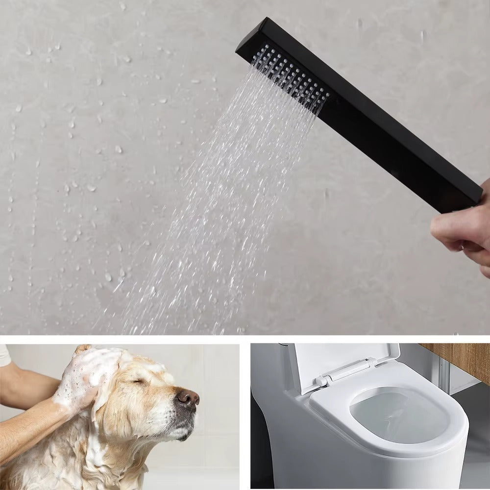 Chuveiro de Parede Preto Monocomando Ducha Quadrada – Victoria Palais